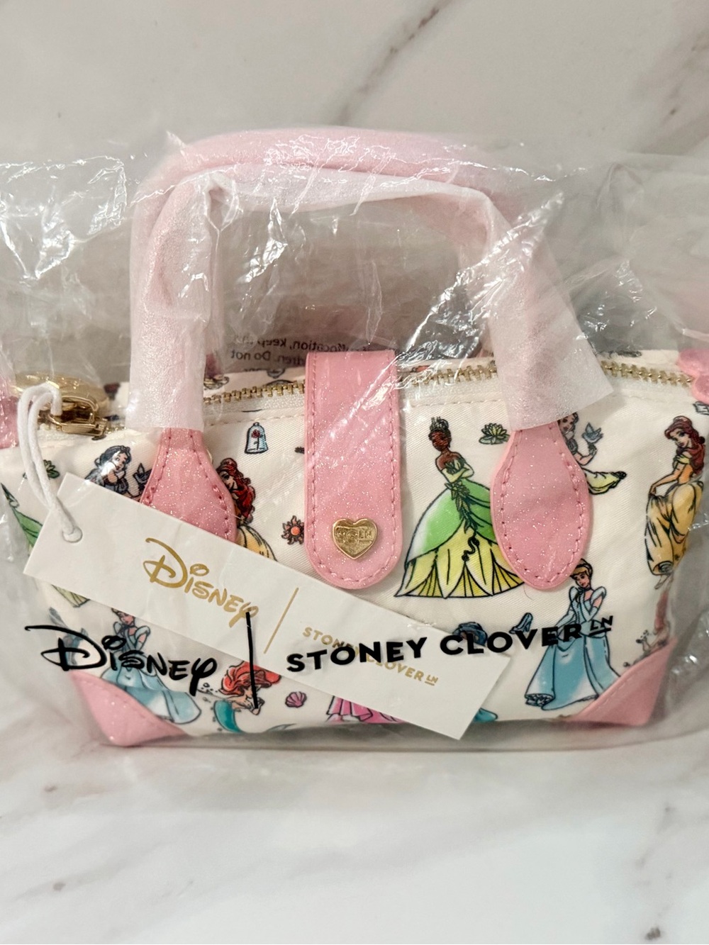 Disney Princess Stoney Clover Lane Royally Enchanting Pouchette Crossbody HTF
